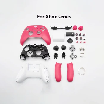 Zamenjava DIY Celoten Sklop Lupini za Xbox serije Stanovanj Primeru Zajema kit w/Gumbi Thumbstick Za Xbox Serije X XSX XSS Krmilnik