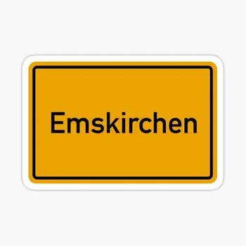 Emskirchen Town Znak 5PCS Avto Nalepke za Prtljago, motorno kolo, Umetnosti Hladilnik Smešno Steni v Ozadju Steklenice Vode Okno Dekor Avto