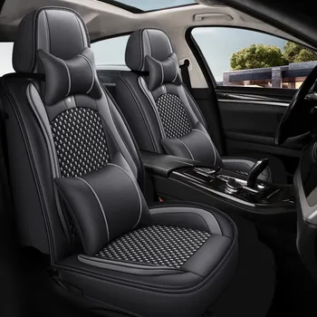 Najboljšo kakovost! Celoten sklop avtomobilskih sedežnih prevlek za Hyundai KONA 2023-2018 moda udobno dihanje sedežne blazine,Brezplačna dostava