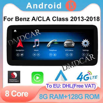 Snapdragon Android13 Večpredstavnostnih Za Mercedes Benz Razred W176 CLA-C117 GLA-X156 Avto Predvajalnik Videa, GPS Navigacijo, Bluetooth