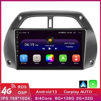 2Din Android 13 Za Toyota RAV4 rav4 2001 2002 2003 2004 2005 2006 Avto Radio Večpredstavnostna Video Predvajalnik Navigacija 4G WIFI, GPS, DSP