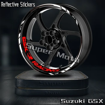Za Suzuki GSXR 600 750 1000 150 GSX-R K1 K3 K4 K5 K6 Reflektivni Kolo Nalepke Hub Nalepke Platišča Trak, Lepilni Pribor Nepremočljiva