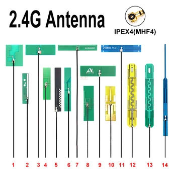 5Pcs 2,4 Ghz 5.8 Ghz Antena WiFi notranja 2.4 G 5.8 G PCB Mehko Antena IPEX4 MHF4 Visok Dobiček 2400Mhz Za ZigBee Bluetooth Modul
