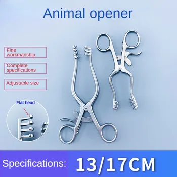Medicinske Študent Kirurški Prsih Odpirač Prsih Expander Živali Retractor za Medicinske Kirurgijo 13 cm 17 cm Ravno Glavo