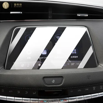 Za Cadillac XT4 2021-2023 Avto Notranjosti sredinski konzoli, ohranjevalnik zaslona kaljenje stekla film Anti scratch LCD zaslon Anti modra svetloba