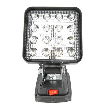 4 Palčni LED delovna Lučka LED Trgovina Svetlobe LED Mestu Delo Svetlobe, Za 18V Akumulator Moč 0