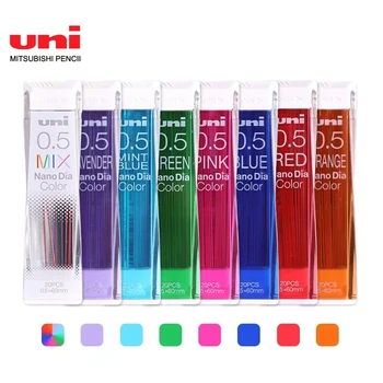 Japonska Uni Nano Dia Barve 0.5-202NDC barvne Mehanske svinčnike vložki 0,5 mm pisanje dobave 202NDC