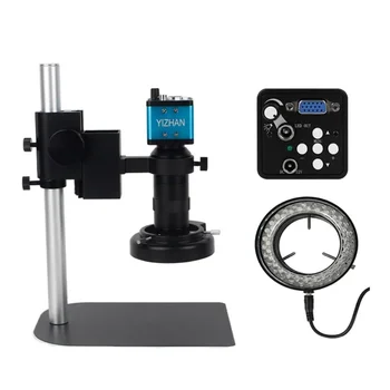13MP VGA Video Digitalni Mikroskop, Kamero USB Mikroskop za Spajkanje 130X Zoom C Nastavek Objektiva Kovinsko Bazo