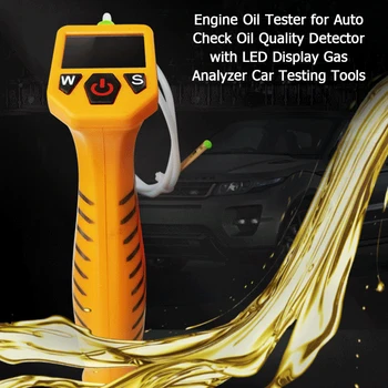 Motorno Olje Tester za Auto Check Olje Kakovost Detektor z LED Zaslon Plinski Analizator Avto Orodij za Testiranje