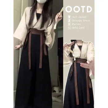 2023 Jeseni Letnik Hanfu Obleko Stopnji Uspešnosti Cosplay Kostume Song Dinastije ženska Oblačila Starodavnih Tradicionalnih Hanfu Obleko
