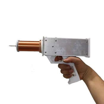 Ročni Brezžični Tesla Coil Sci-Fi Strele Pištolo 15 cm Acr 0