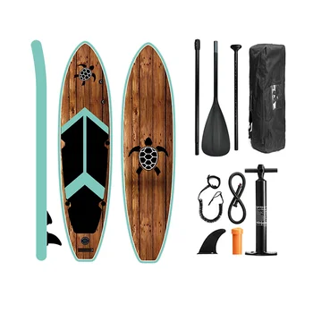 Najbolje prodajajo lesene napihljivi sub paddle board lesa isup sup veslo ribolov stand up paddleboard