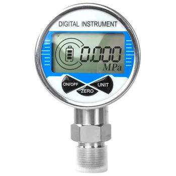 Digitalni Zaslon manometer Negativne Vakuumske 304 Nerjaveče Jeklo Olje Manometer Kpa PSI Mpa Visoko Natančnost
