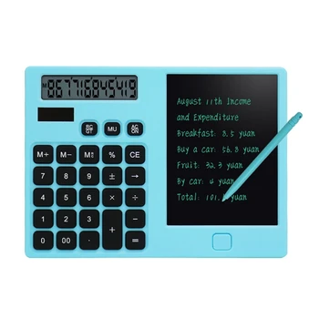 12-Mestni Zaslon Namizni Kalkulatorji Z Izbrisljivi Wiriting Tipke Za Študenta Za Šolsko Modra