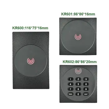 ZKTeco KR600 KR601 KR602 Vrata za Nadzor Dostopa do Sistema RFID Kartic Polno Nepremočljiva Wiegand 26 malo za Dostop do Kartice Bralec