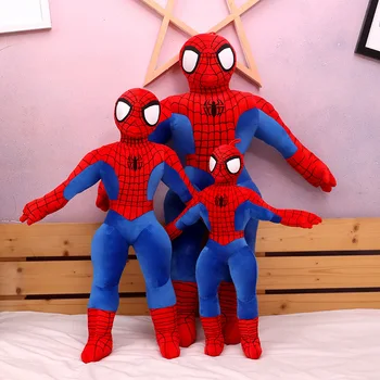 Avengers 40-90 cm, Pliš Lutka Anime Risanke Spider-man Plišastih Kul Mehko Blazino Igrača za Otroke Blazine Otroke Darila
