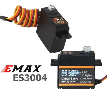 1pcs novo EMAX Servo ES3004 17 g 3,5 KG Analogni Kovinski Gear Servo za RC FPV Fiksno Krilo Letala DIY dirke brnenje 0