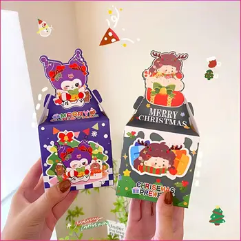 10 Kos Sanrio Kuromi Apple Embalaža Polje Srčkan Risanka Darilo Dekoracijo Polje Kawaii Božič in Božični Večer Darilni Embalaži Bag