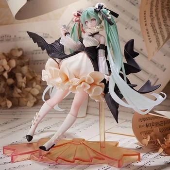 21 cm Anime Dejanje Slika VOCALOID Hatsune Miku Latidos 2023 AMP Kawaii Pvc Perifernih Model Lutka Figurals Zbiranje Igrač, daril