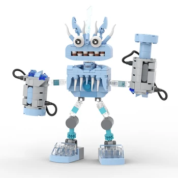 MOC Moje Petje Pošasti Vode Wubbox Robot gradniki Nastavite Članov Zbor Lesa Robot Mecha Opeke DIY Igrača Za Otroke Darilo