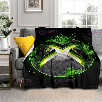Moda Xbox Gamepad Prijavite Odeje Udobno Mehko Flanela Vrgel Odejo na Kavču Potovanja Posteljnina Igralec Božično Darilo Odejo