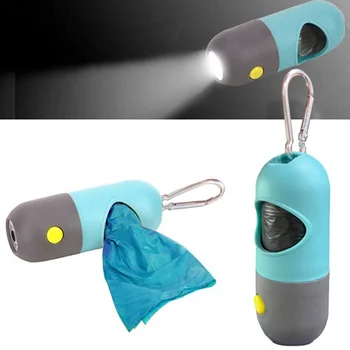 Razgradljive Pes Ritko Vrečko Razpršilnik svetlobe LED Odpadnih Vrečk, Držalo Za Kakanje Vrečke Nastavite Psi Smeti Ljubljenčki Čiščenje Dodatki