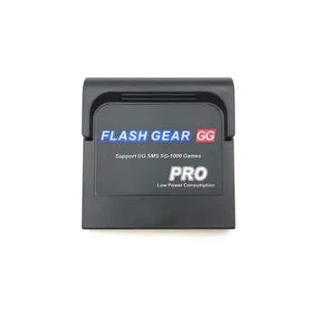 Flash Gear Pro Varčevanje z energijo Flash Voziček Igra Kartuše Kartico PCB za Sega Igra Prestavi GG Sistemska Lupina, Črna