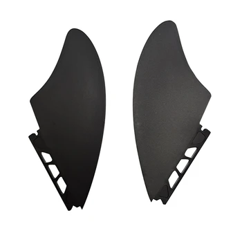 Črna UPSURF PRIHODNOST Plastične Desko Plavuti K2 Velikost Quilhas Najlon Kobilice Funboard Plavuti Visoko Kakovost Enotni Zavihki Twin Deskanje Plavuti