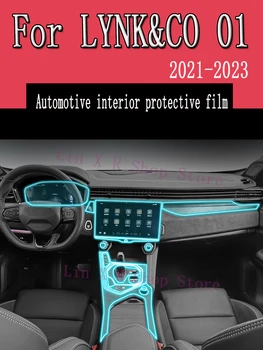 Za LYNK&CO 01 2021-2023 Avto Menjalnik Plošča Film nadzorni Plošči Zaščitna Nalepka Notranje zadeve Anti-Scratch Film Kritje Dodatki