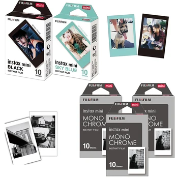 Fujifilm Instax Mini 8 Film Mono Krom/ Črna/ Modro Nebo (5-Paketi) Za Fuji Instant Mini 12 7s 8 25 50-ih in 70 90 Fotoaparat SP-2 0