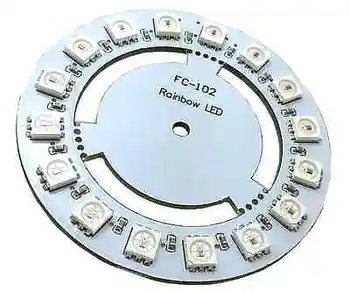 WS2811 5050 RGB LED Lučka Plošči Round 16-Bitni 60mm 5V Mavrica Natančno LED diy elektronika