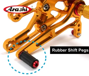 Arashi Nastavljiv Rearsets Zamenjava Gume Shift Peg Prestava Izbirno Motocikel Noge Rezervni Deli Stopala Peg 1PCS