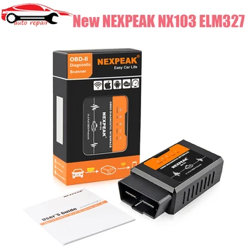 Novo NEXPEAK NX103 ELM327 V1.5 WIFI OBD2 Optičnega Avto Orodje za Diagnostiko, Pic18f25k80 Obd2 Scaner Auto Diagnostika Optičnega ELM327
