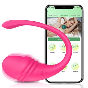 Brezžična tehnologija Bluetooth G Spot Vibrator, Vibrator za Ženske APP Daljinski Nadzor Obrabe Vibracijsko Jajce Klitoris Ženske spodnje Hlačke Sex Igrače za Odrasle