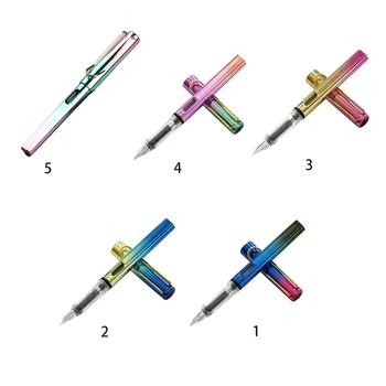 Bata-Napolnjena Nalivno Pero za 0,38 mm EF Nib Kaligrafija Črnilo, Pero za Otroke, Odrasle 0