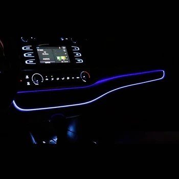 Avto Modra LED Centralni Nadzor za instrumentne Plošče in Okoljske Svetlobe za Toyota Highlander 2013 2014 2015 2016 2017 2018 2019
