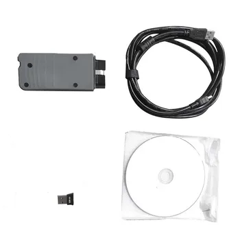 5054A USB Različica Podpira Najnovejšo Različico OD -E V14.1 5054A Celotno Sivo-Črni Plastični Avto Diagnostičnih Orodij Za Skoda