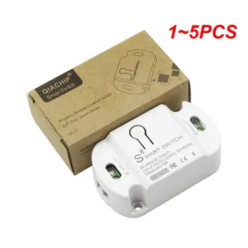 1~5PCS WiFi 5A Smart Stikalo Breaker Časovnik Stikalo za Brezžično povezavo Pametni Dom, Avtomatizacija Dela Z Tuya Alexa Avtomatizacijo Doma