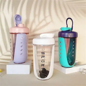 Shaker Steklenici s Plastično Mešalnikih Žogo BPA Free Plastike Beljakovine Vibriranje Neprepustni za Prah Vaja Telovadnici Šport