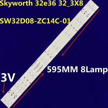 45PCS LED Osvetlitvijo Trakovi za SH32MJE8MY3024000235 Skyworth 32e36 32_3X8 32E350E 32E360E 32E320W 32E5DHR Dl3277 Dl3277i (a) 0