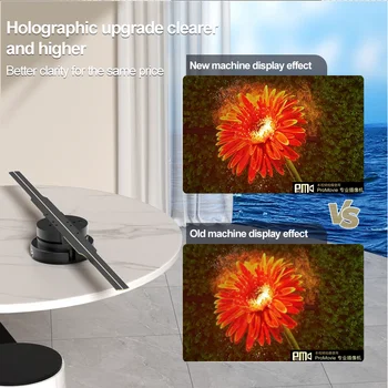 3D HD Holografski Projektor Wifi 352LED Prijavite Holografski Igralec Fan Podporo Lmage Video Trgovina Bar Stranke Oglaševanje Zaslonu