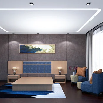 Sodobno hotel oprema rešitev visok standard Meri hotel pohištvo spalnice set 1