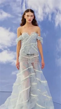 Mesprit Iskrico Velikosti so na Voljo Ljubica morska deklica Slaven Obleke Čipke obleko po Meri Večerne Obleke 1