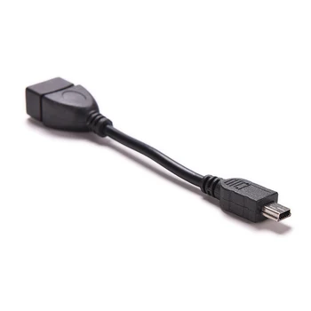 10 cm Črna 5pin Mini USB Moški Na USB 2.0 Tip A Ženski Host OTG Adapter Kabel usb OTG Kabel Za mobilni telefon, MP3, MP4 Fotoaparat 1