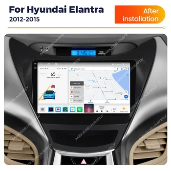 NOVI M6 3D uporabniški VMESNIK 2K Zaslon Android Vse v enem Za Hyundai Elantra 5 JK EL MD UD 2011 - 2015 avtoradio, Predvajalnik Za Carplay 1