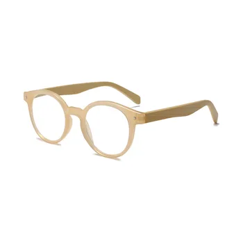 Novo Bambusa Stopala Obravnavi Očala Moških Ultra-Lahkih Krog Zaščito Za Oči Vintage Proti Utrujenosti Udobno Očala +1.0 + 4.0 2