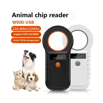 Živali Tag Reader USB 134.2 K Dvojno Frekvenco Pet Chip Reader Živali Chip Reader Črna 2