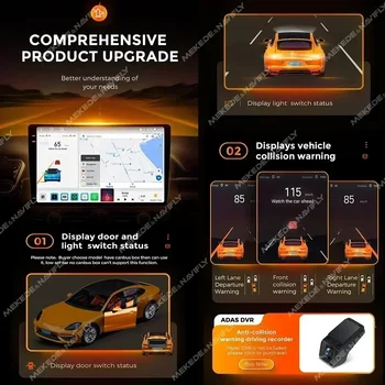 NOVI M6 3D uporabniški VMESNIK 2K Zaslon Android Vse v enem Za Hyundai Elantra 5 JK EL MD UD 2011 - 2015 avtoradio, Predvajalnik Za Carplay 2