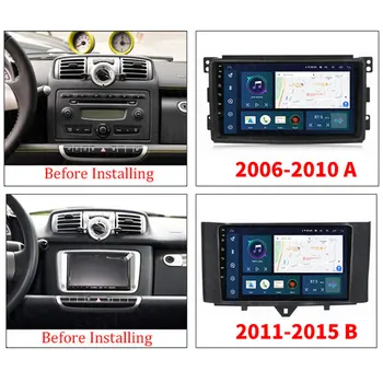 Android Avto Radio Carplay Za Mercedes/Benz, Smart Fortwo 2005-2010 za obdobje 2011-2015 Multimedijski Predvajalnik Carplay Auto GPS navigacija 2