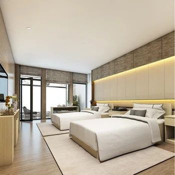 Sodobno hotel oprema rešitev visok standard Meri hotel pohištvo spalnice set 3